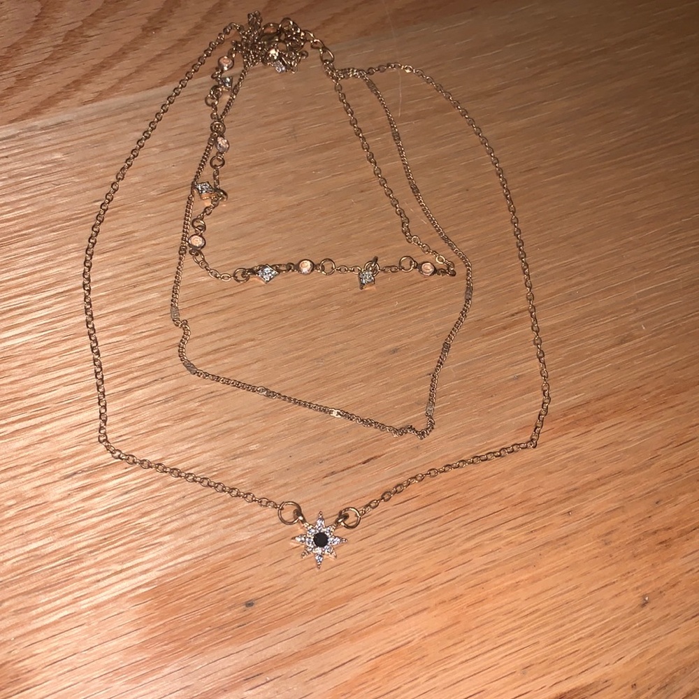 Cute connected choker set adjustable